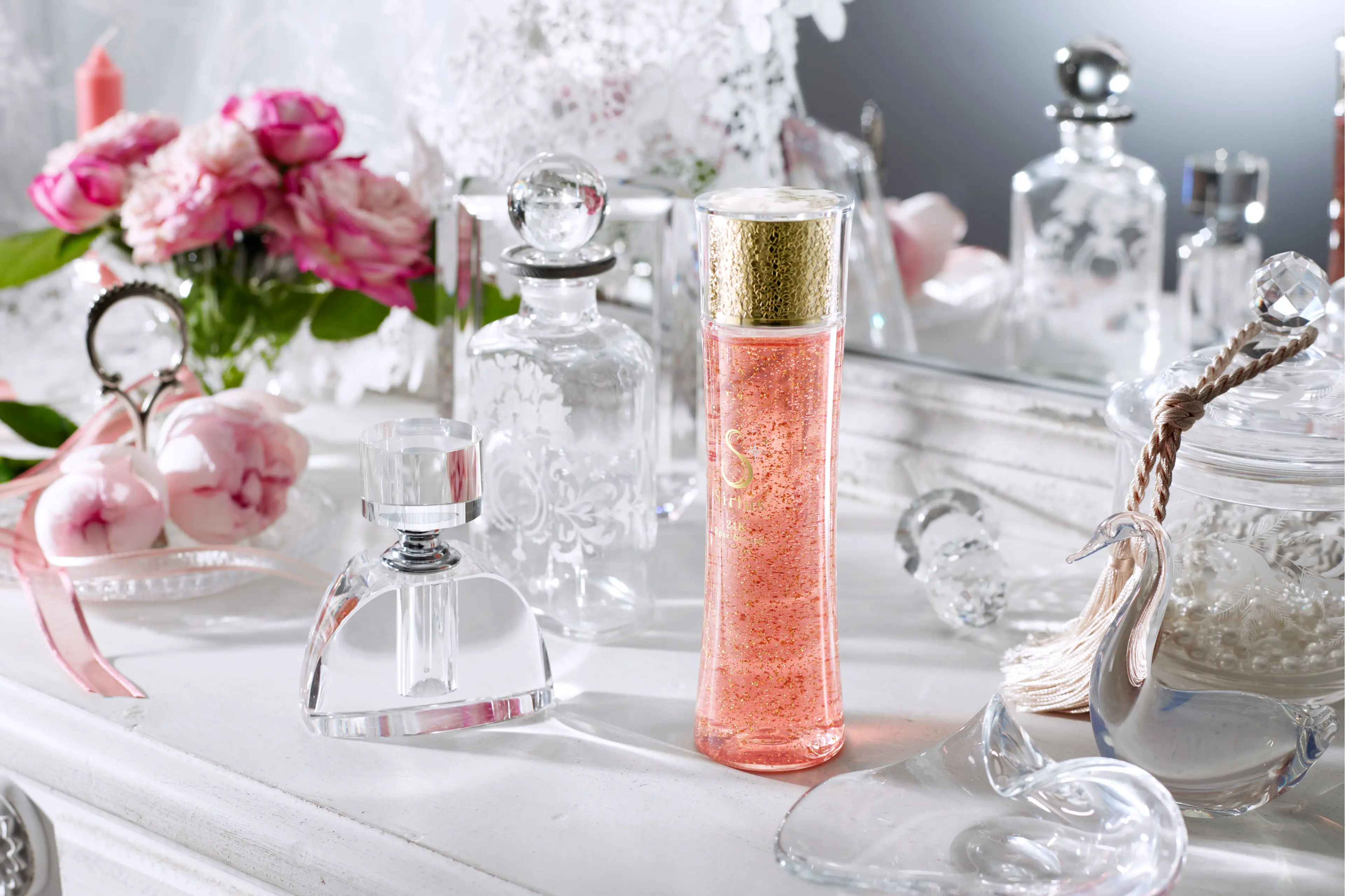 24K Rose Serum リーフレットデザイン ファーストビュー